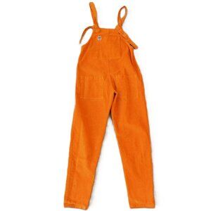 Lucy & Yak Pumpkin Orange Original Dungarees | Corduroy Overalls | EUC | 4R